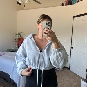 H&M cropped hoodie